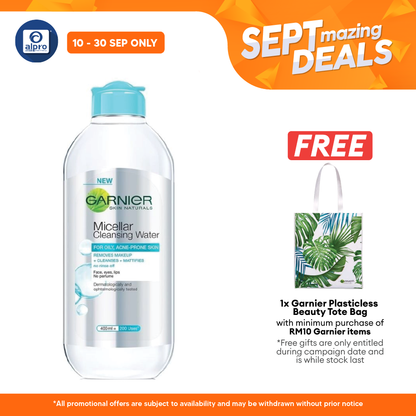 Garnier Micellar Cleansing Water Blue 400ml Alpro Pharmacy