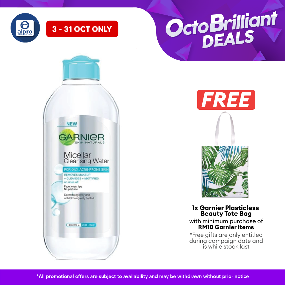 Garnier Micellar Cleansing Water Blue 400ml Alpro Pharmacy
