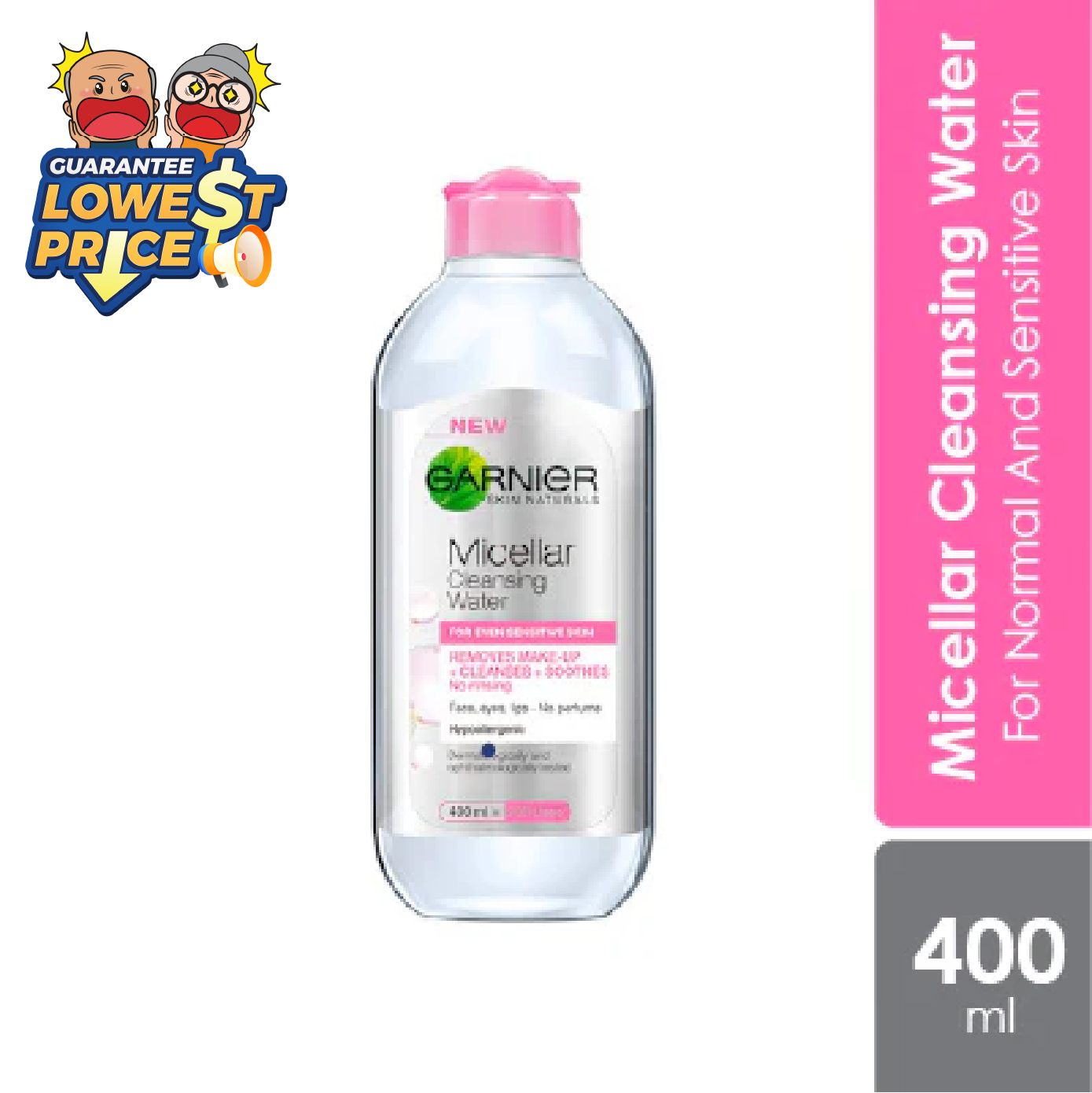 Garnier Micellar Cleansing Water Pink 400ml Garnier