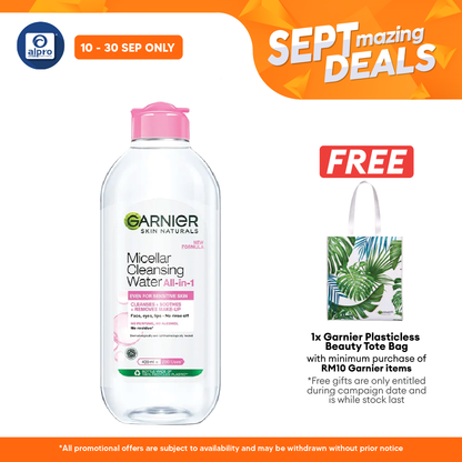 Garnier Micellar Cleansing Water Pink 400ml Alpro Pharmacy