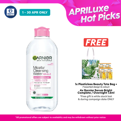 Garnier Micellar Cleansing Water Pink 400ml Garnier