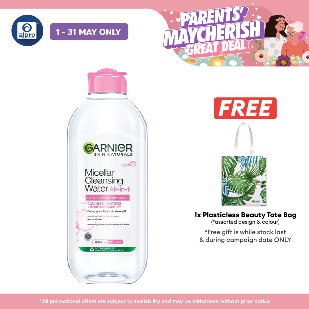 Garnier Micellar Cleansing Water Pink 400ml Garnier