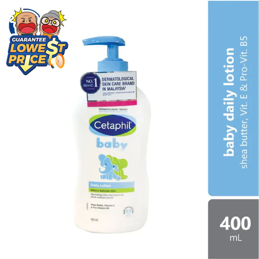 Cetaphil Baby Daily Lotion 400ml | Moisturize and Protect Baby Skin Cetaphil