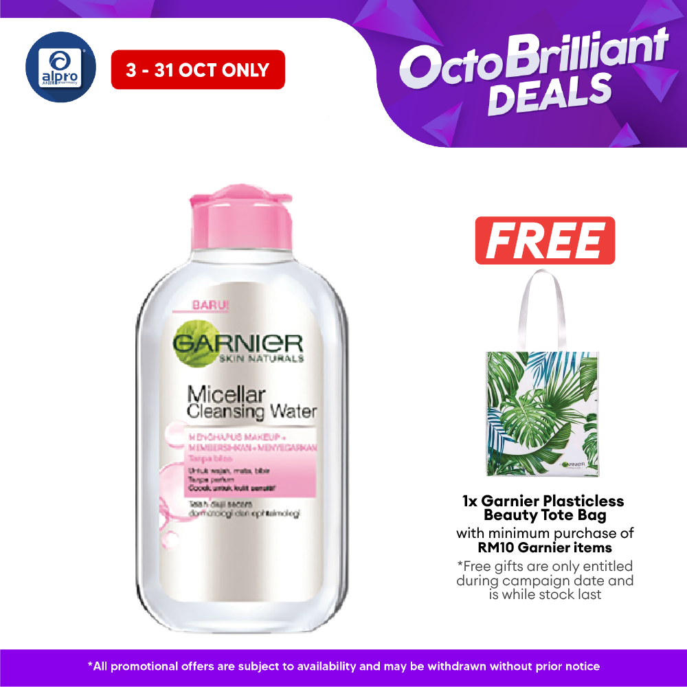Garnier Micellar Cleansing Water Pink 125ml | For Sensitive Skin Garnier