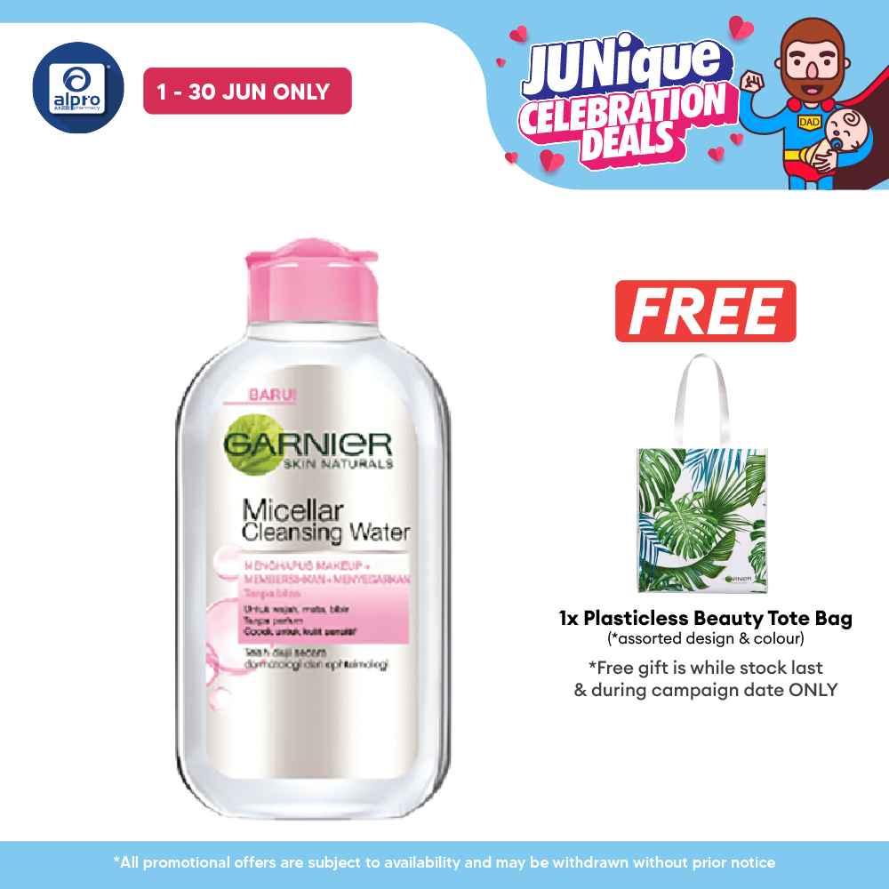 Garnier Micellar Cleansing Water Pink 125ml | For Sensitive Skin Garnier