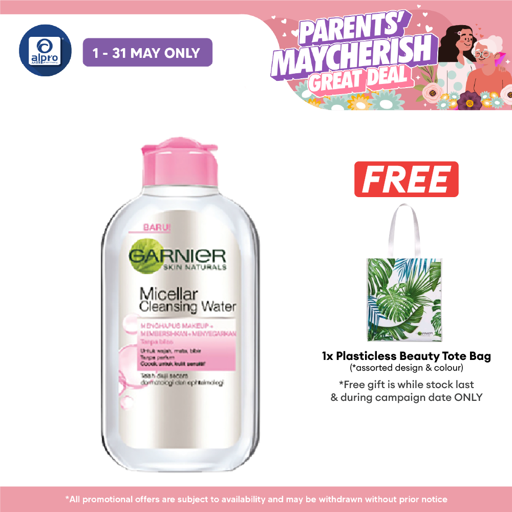 Garnier Micellar Cleansing Water Pink 125ml | For Sensitive Skin Garnier