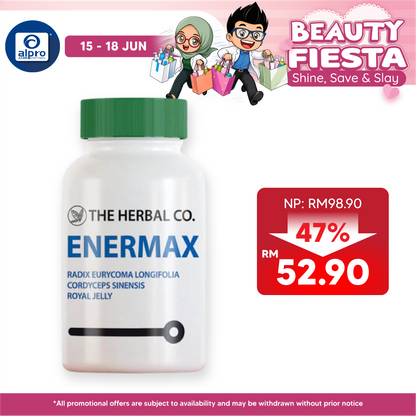 THC Enermax 330mg 60s | Men's Health The Herbal Co