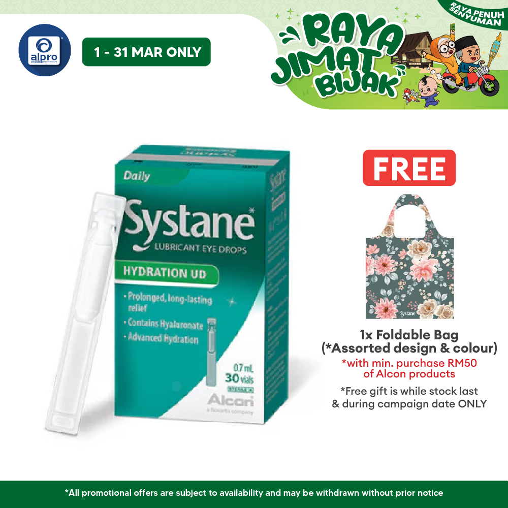 Systane Hydration UD 30x0.7ml | Long-Lasting Relief Alcon