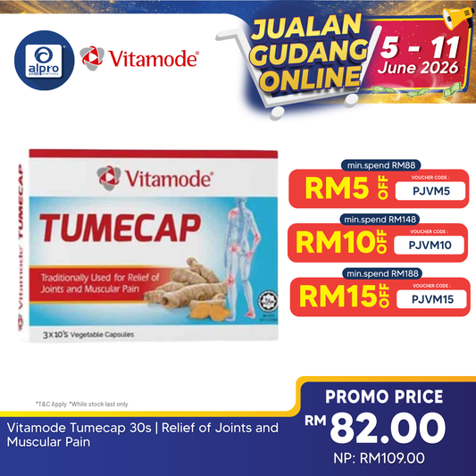 Vitamode Tumecap 30s | Relief of Joints and Muscular Pain Vitamode