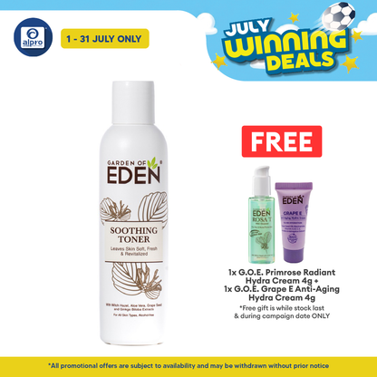 Garden Of Eden Soothing Toner 100ml | Revitalizes and Soothes Skin Garden Of Eden