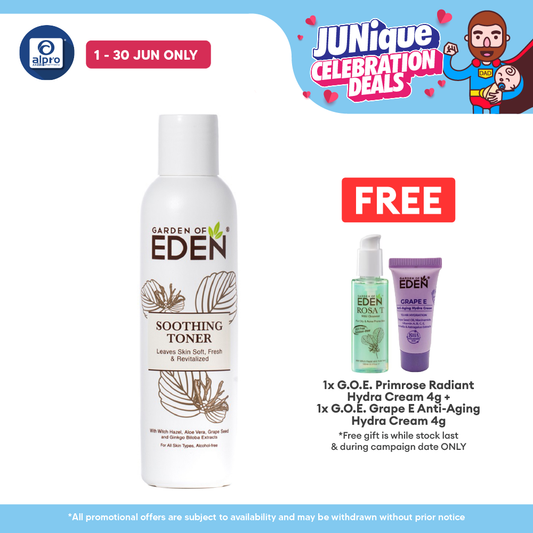 Garden Of Eden Soothing Toner 100ml | Revitalizes and Soothes Skin Garden Of Eden