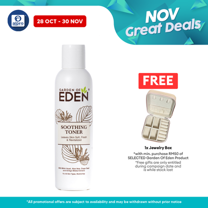 Garden Of Eden Soothing Toner 100ml | Revitalizes and Soothes Skin Garden Of Eden