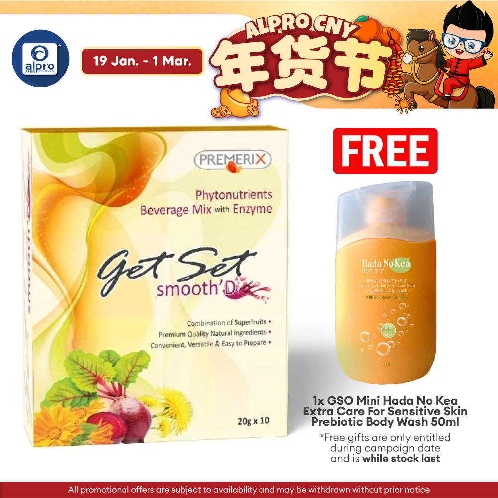 Premerix Getset Smooth'D 10s | Natural Way To Internal Cleanse Powerlife