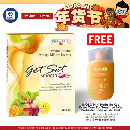 Premerix Getset Smooth'D 10s | Natural Way To Internal Cleanse Powerlife