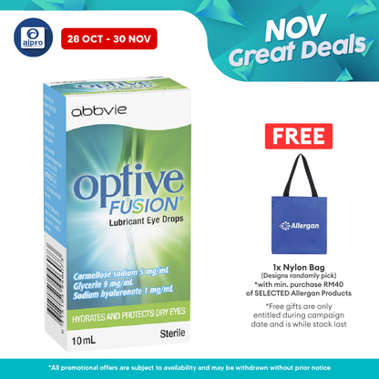 Allergan Optive Fusion MD 10ml | Relieve Dry Eyes Alpro Pharmacy