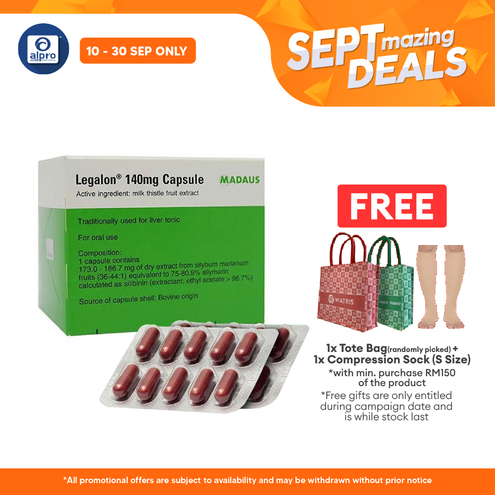 Legalon 140mg Capsule 10x10s | Liver Health Alpro Pharmacy