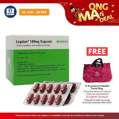 Legalon 140mg Capsule 10x10s | Liver Health Meda