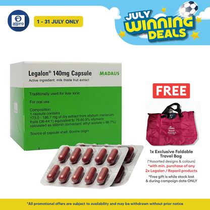 Legalon 140mg Capsule 10x10s | Liver Health Madaus