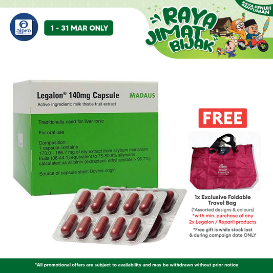 Legalon 140mg Capsule 10x10s | Liver Health Meda