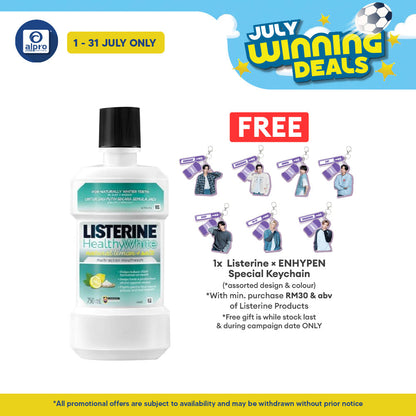 Listerine Healthy White 750ml | Helps to Whiten Teeth Listerine