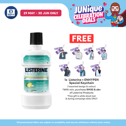 Listerine Healthy White 750ml | Helps to Whiten Teeth Listerine
