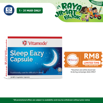 Vitamode Sleep Eazy Cap 3x10s| Improves Sleep Quality Vitamode