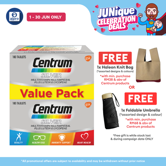 Centrum Silver Multivitamins 2x100s |  Prevent Vitamin Deficiency Centrum