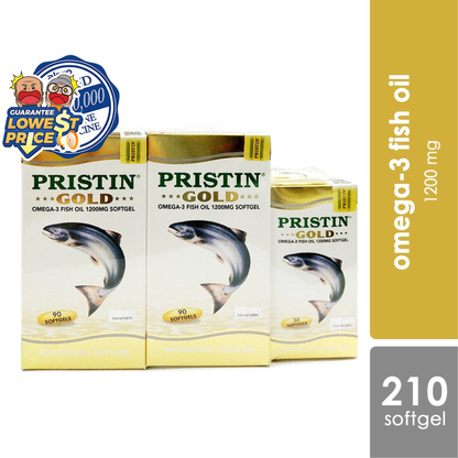 Thc Pristin Gold Omega 3 Fish Oil 2x90s FREE 30s | Brain Health THC