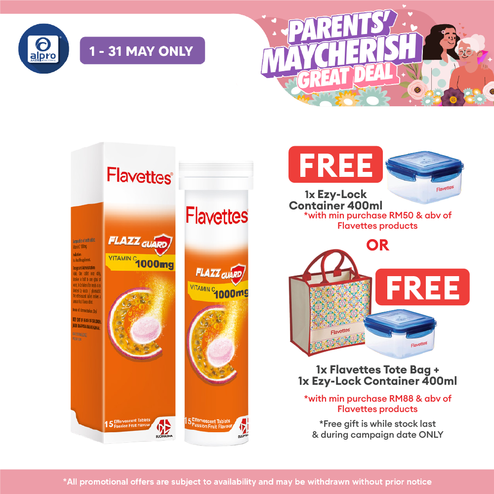 Flavettes Flazz Guard Effervescent (Passion Fruit) 15s | For Adult Flavettes