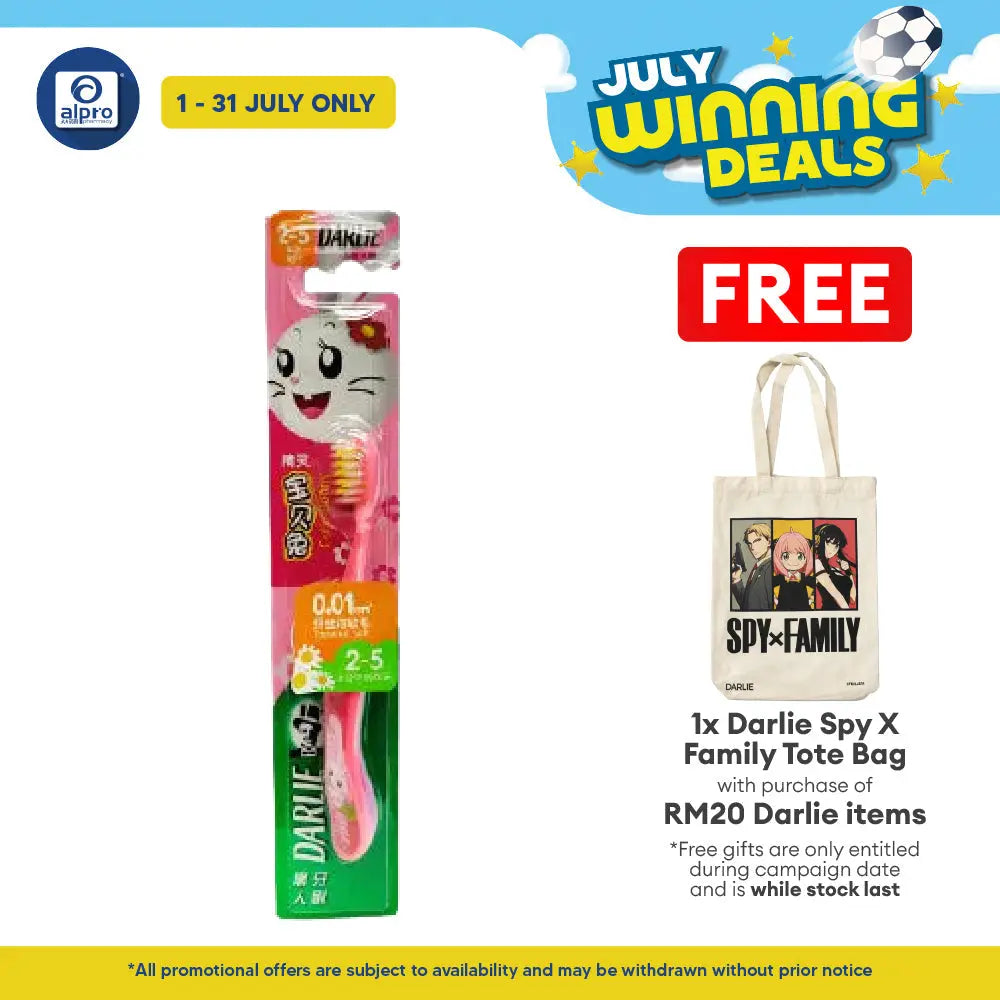 Darlie Toothbrush Cutie Bunny Kids (age 2-5) Darlie