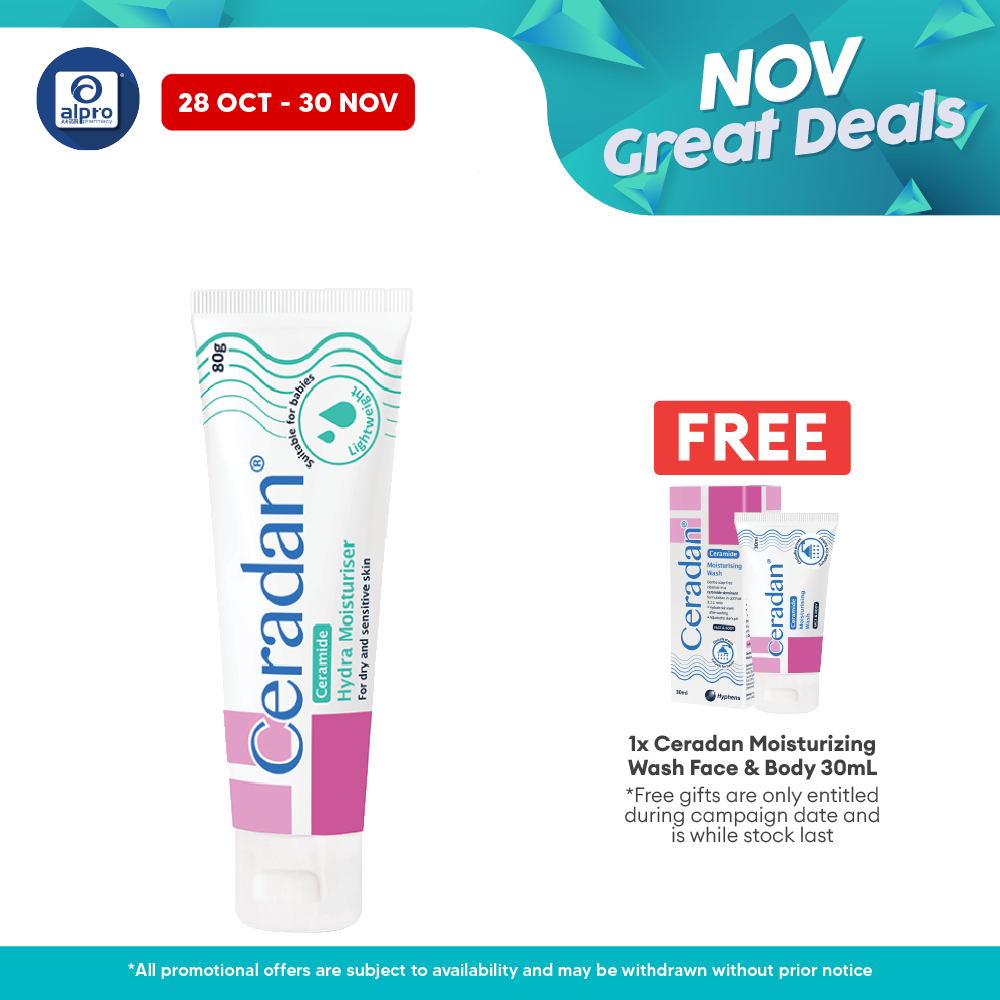 Ceradan Hydra Cream 80g | Hydrating Moisturizer Ceradan