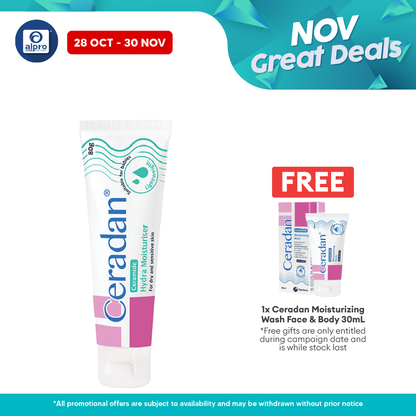 Ceradan Hydra Cream 80g | Hydrating Moisturizer Ceradan