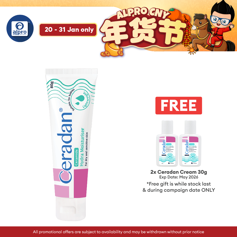 Ceradan Hydra Cream 80g | Hydrating Moisturizer