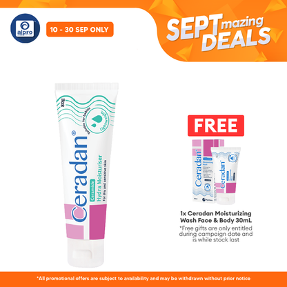 Ceradan Hydra Cream 80g | Hydrating Moisturizer Ceradan