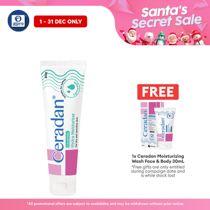 Ceradan Hydra Cream 80g | Hydrating Moisturizer Ceradan