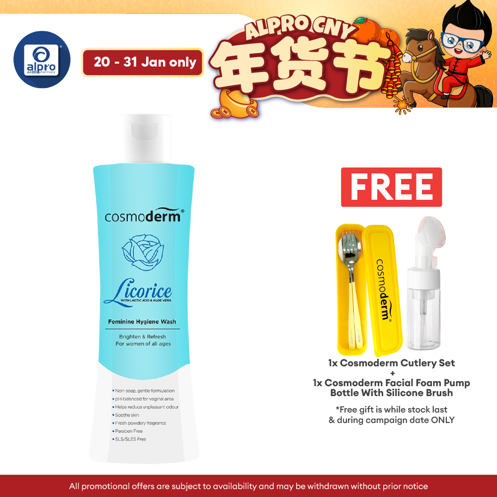 Cosmoderm Soothing Feminine Hygiene Wash 150ml