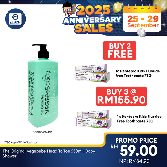 The Original Vegebebe Head To Toe 650ml | Baby Shower