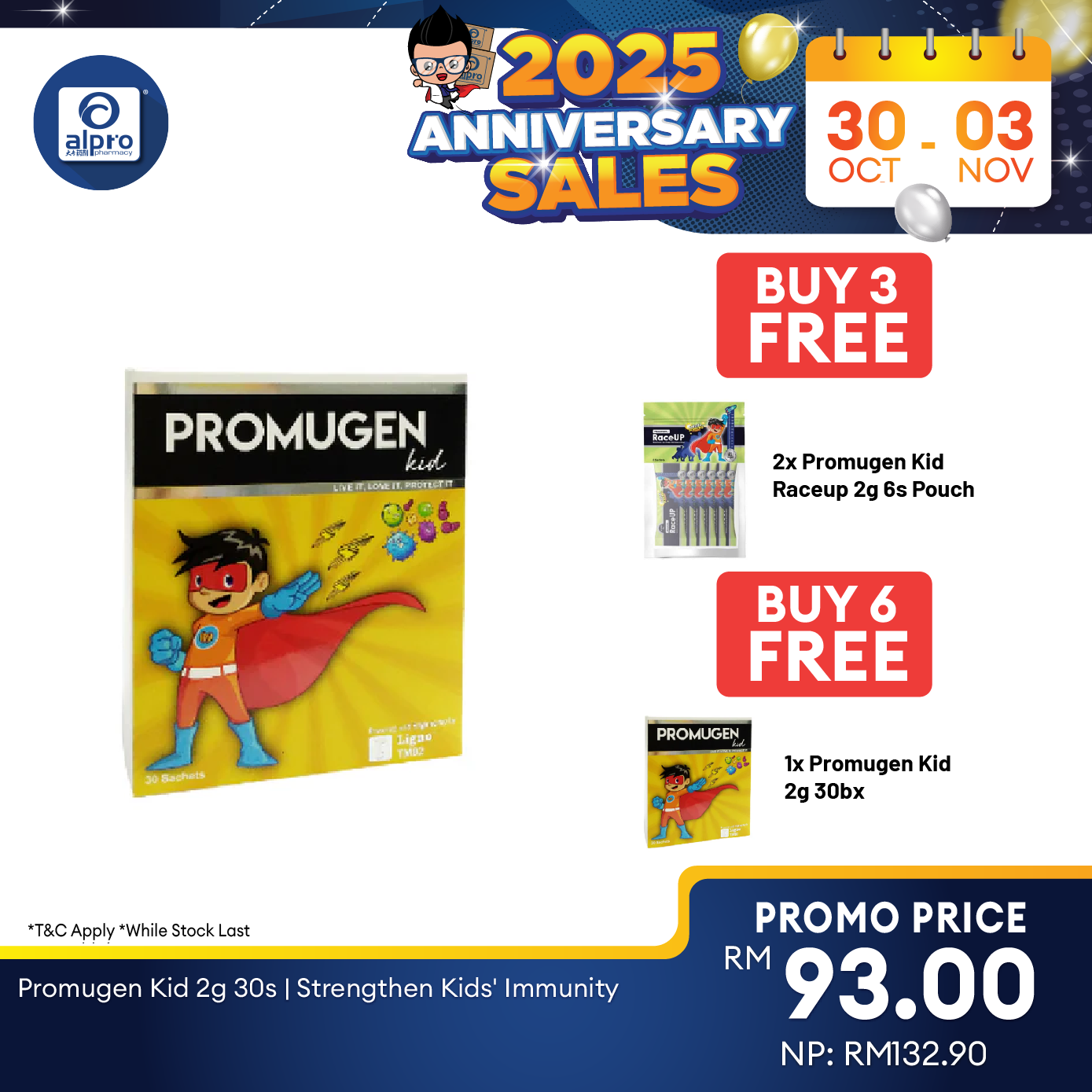 Promugen Kid 2g 30s | Strengthen Kids' Immunity - Alpro Pharmacy