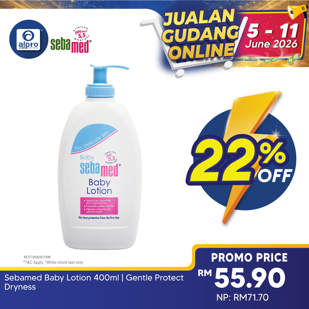 Sebamed Baby Lotion 400ml | Gentle Protect Dryness Sebamed