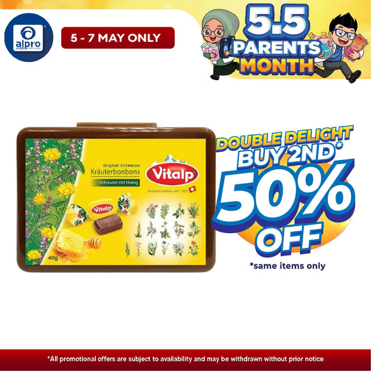 Vitalp Original Herbal Drops With Honey 40g Vitalp