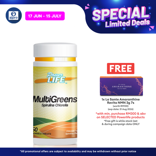 Powerlife Multi Greens 150s | General Health Maintainence Powerlife