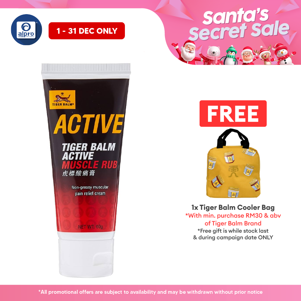 Tiger Balm Active Muscle Rub 60g Alpro Pharmacy
