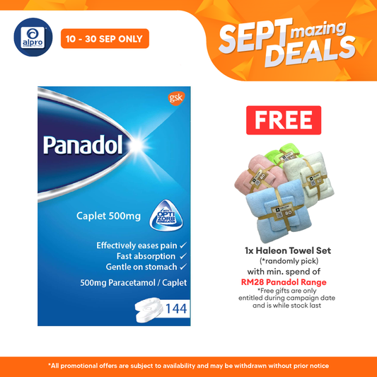 Panadol Optizorb Advance Caplet 500mg 12x12s Alpro Pharmacy