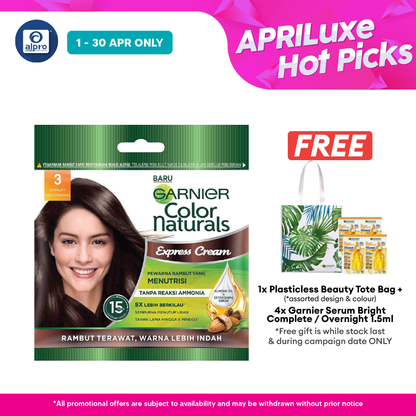 Garnier Colour Naturals Express Cream3.0 Coklat Gelap Alpro Pharmacy