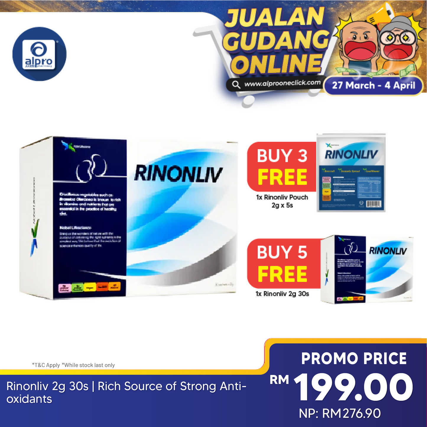 Rinonliv 2g 30s | Rich Source of Strong Antioxidants Rinonliv