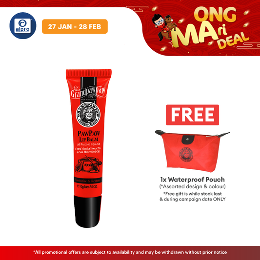 Grand Paw Paw Manuka 20+ Lip Balm 10g | Soothes Dry Chapped Cracked Lips Grand Paw Paw