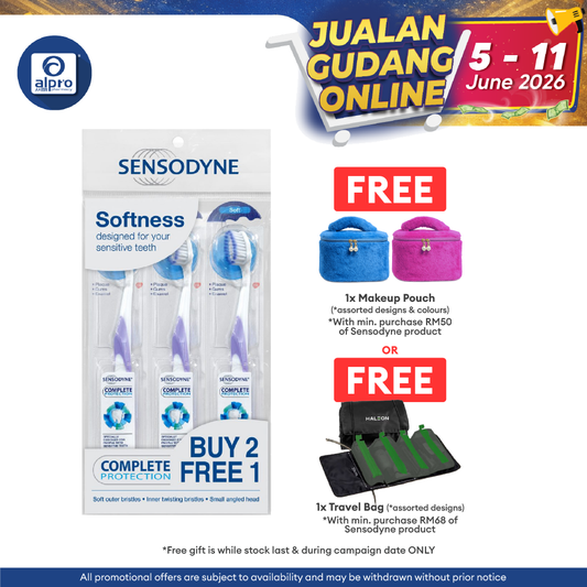 Sensodyne Complete Protection Toothbrush Soft 3s Sensodyne