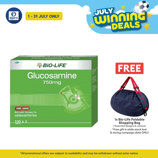 Bio-life Glucosamine 750mg 3x100s | Joint Health Bio-life