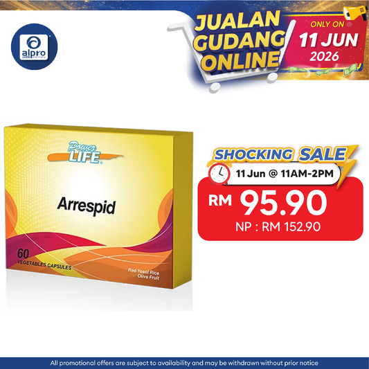 Powerlife Arrespid 60s | For General Health Maintainence Powerlife