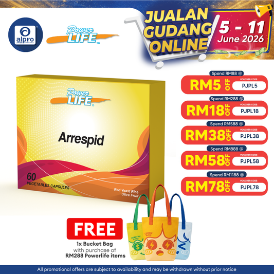 Powerlife Arrespid 60s | For General Health Maintainence